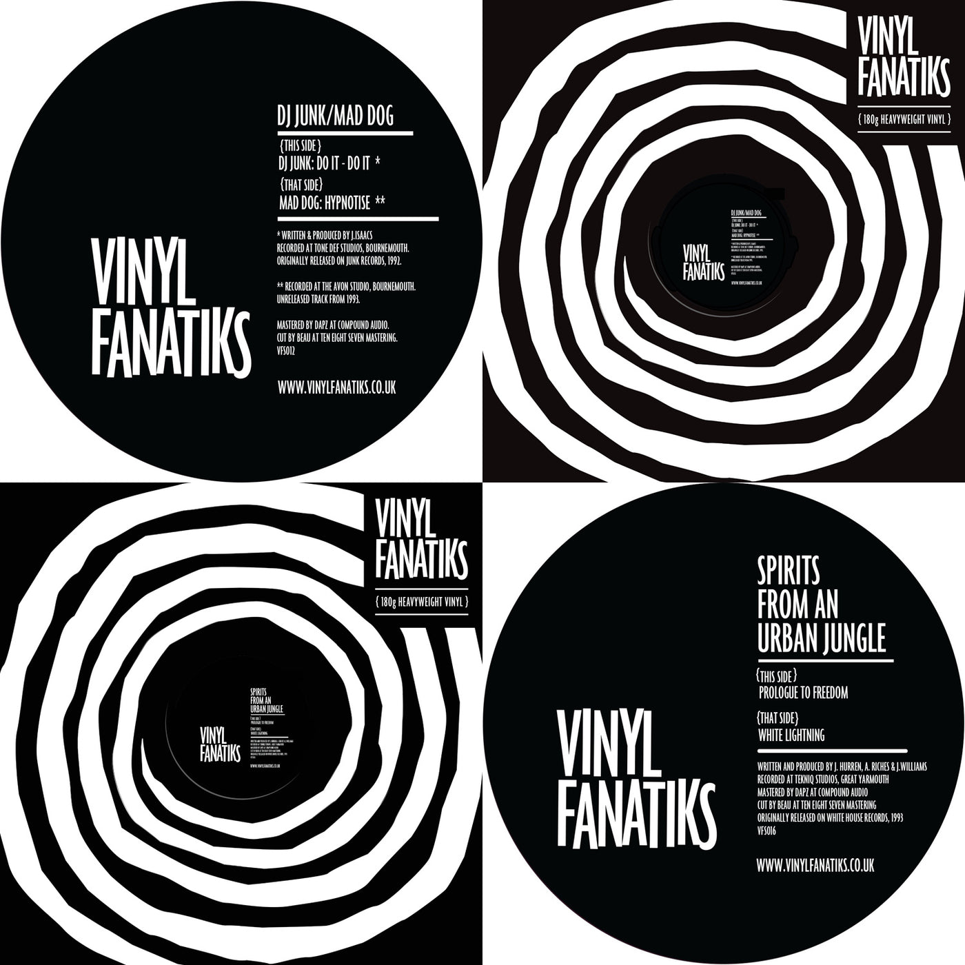 Vinyl Fanatiks November Bundle – DJ Junk/Mad Dog/Spirits From An Urban Jungle - 2 pack