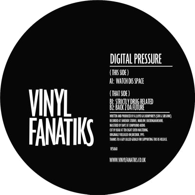 The SDR & Subsonic Double Pack - Digital Pressure 'Watch Dis Space EP'/SDR & Subsonic 'Ideology/Abstrax'