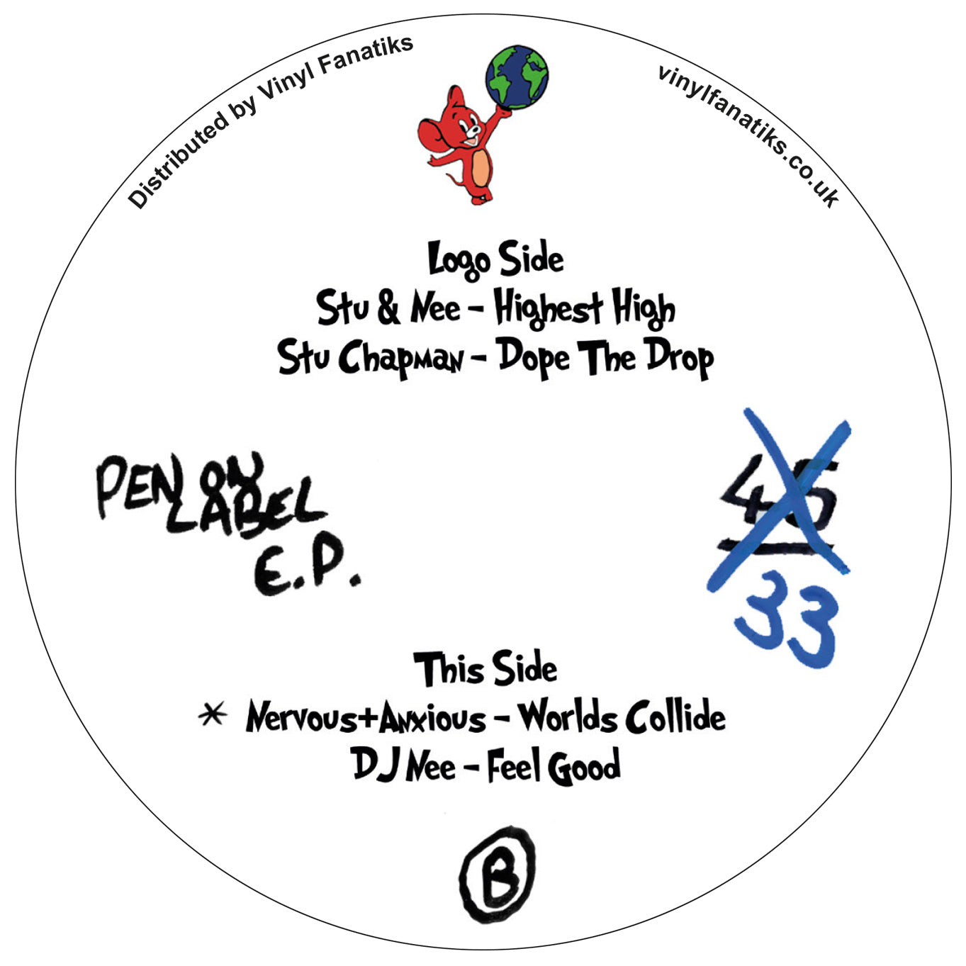 The Enormous Mouse Double Pack - EP3 and EP4 (with SLIPMAT & exclusive remix WAV)