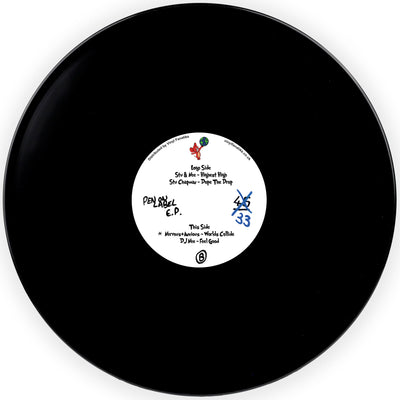 Stu & Nee + Nervous & Anxious - Pen On Label EP – Enormous Mouse (EM-VFS003)