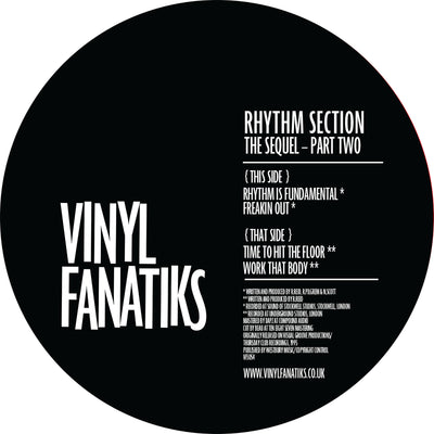 Rhythm Section Bundle - The Sequel Part Two EP + Rhythm Takes Control / In Perfect Love (Original) 12"