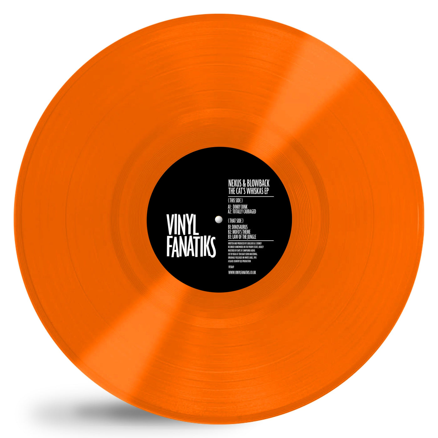 Nexus & Blowback - The Cat's Whiskas EP – VFS069 - ORANGE VINYL - SUPER LIMITED!