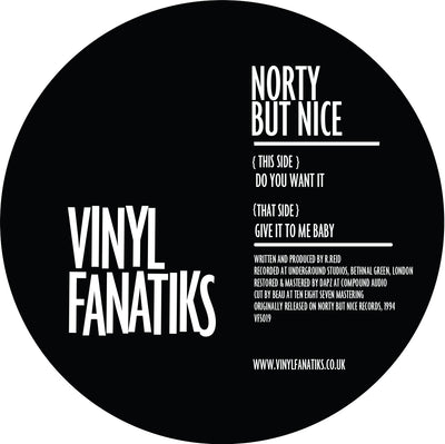 Norty But Nice – Do You Want It/Give It To Me Baby 12″ - Bespoke Marble/Colour Limited Pressing– VFS019