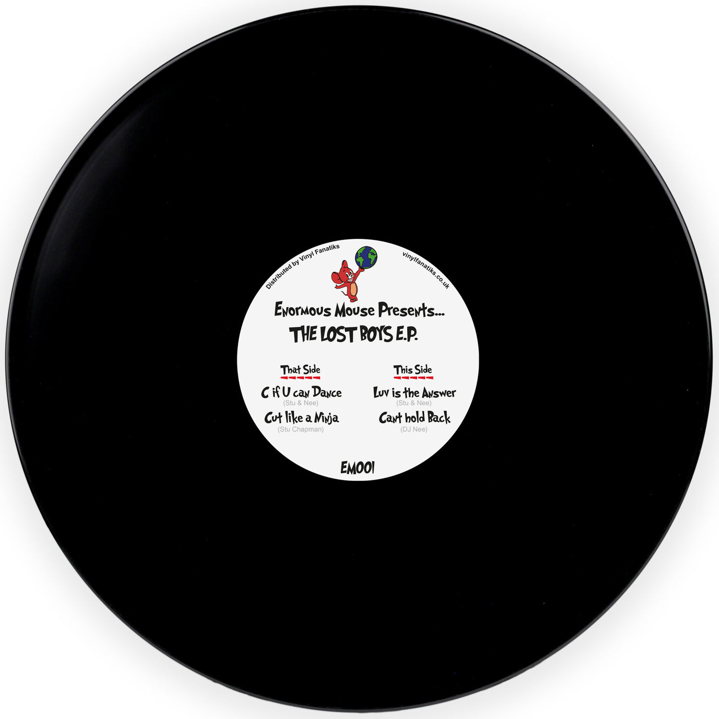 Stu & Nee - The Lost Boys EP – Enormous Mouse (EM-VFS001)