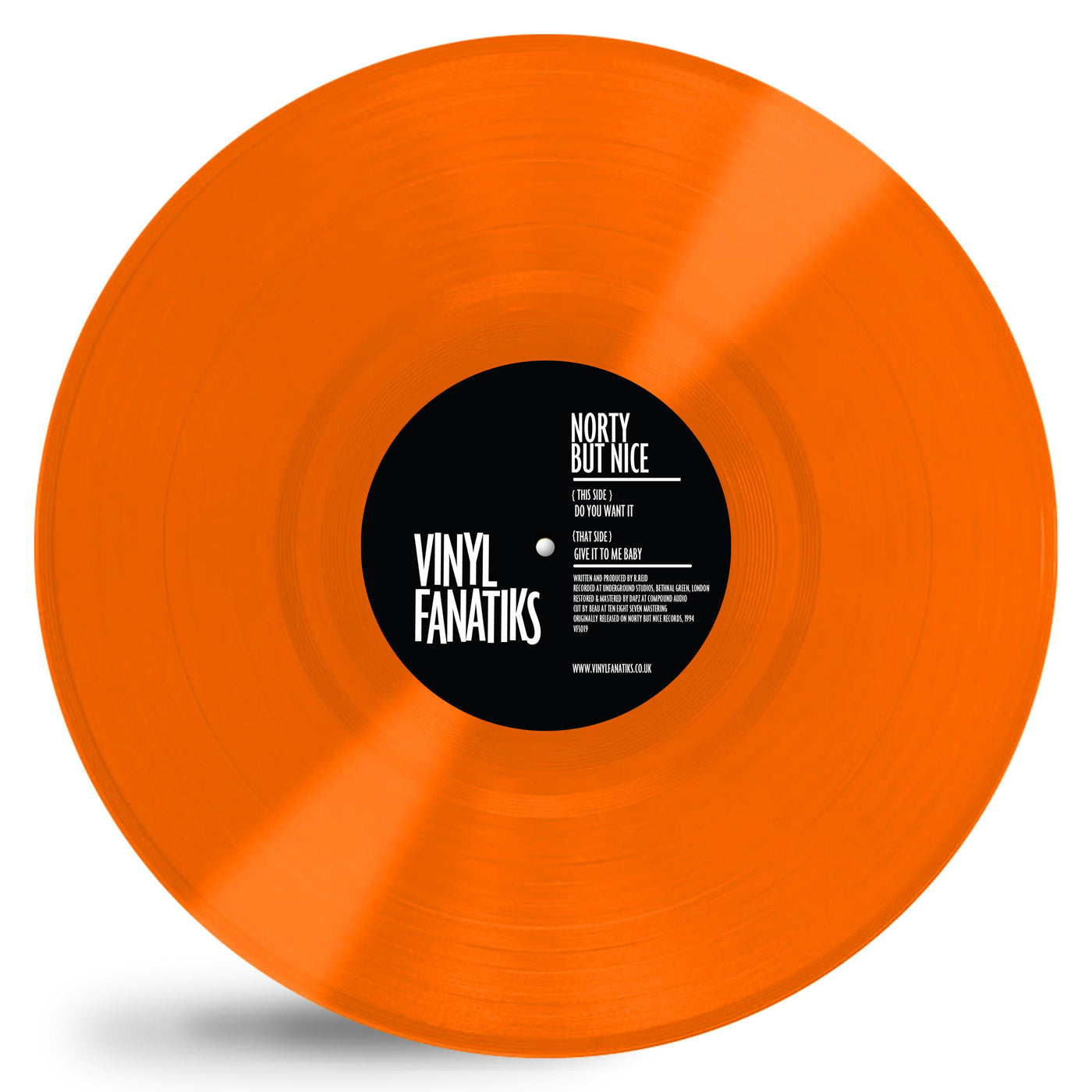 PRE-SALE - Norty But Nice - Do You Want It/Give It To Me Baby – VFS019 - ORANGE VINYL